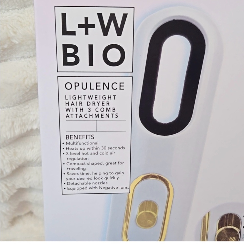 L+W Bio Opulence Hair Dryer - Picture 3 of 6